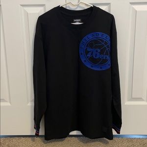 76ers long sleeve NWOT